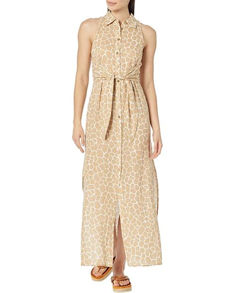 michael kors giraffe print sweater dress|Women's MICHAEL Michael Kors Giraffe Maxi Tie Dress.